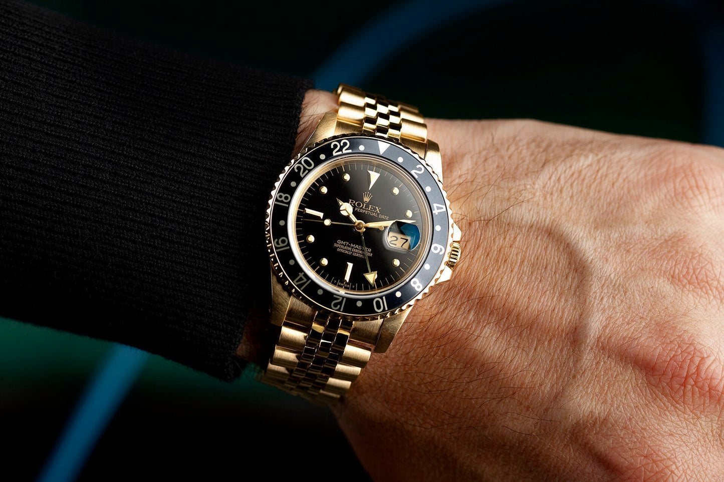 GMT-Master II M126718GRNR-0001 Oyster, 40 mm, yellow gold