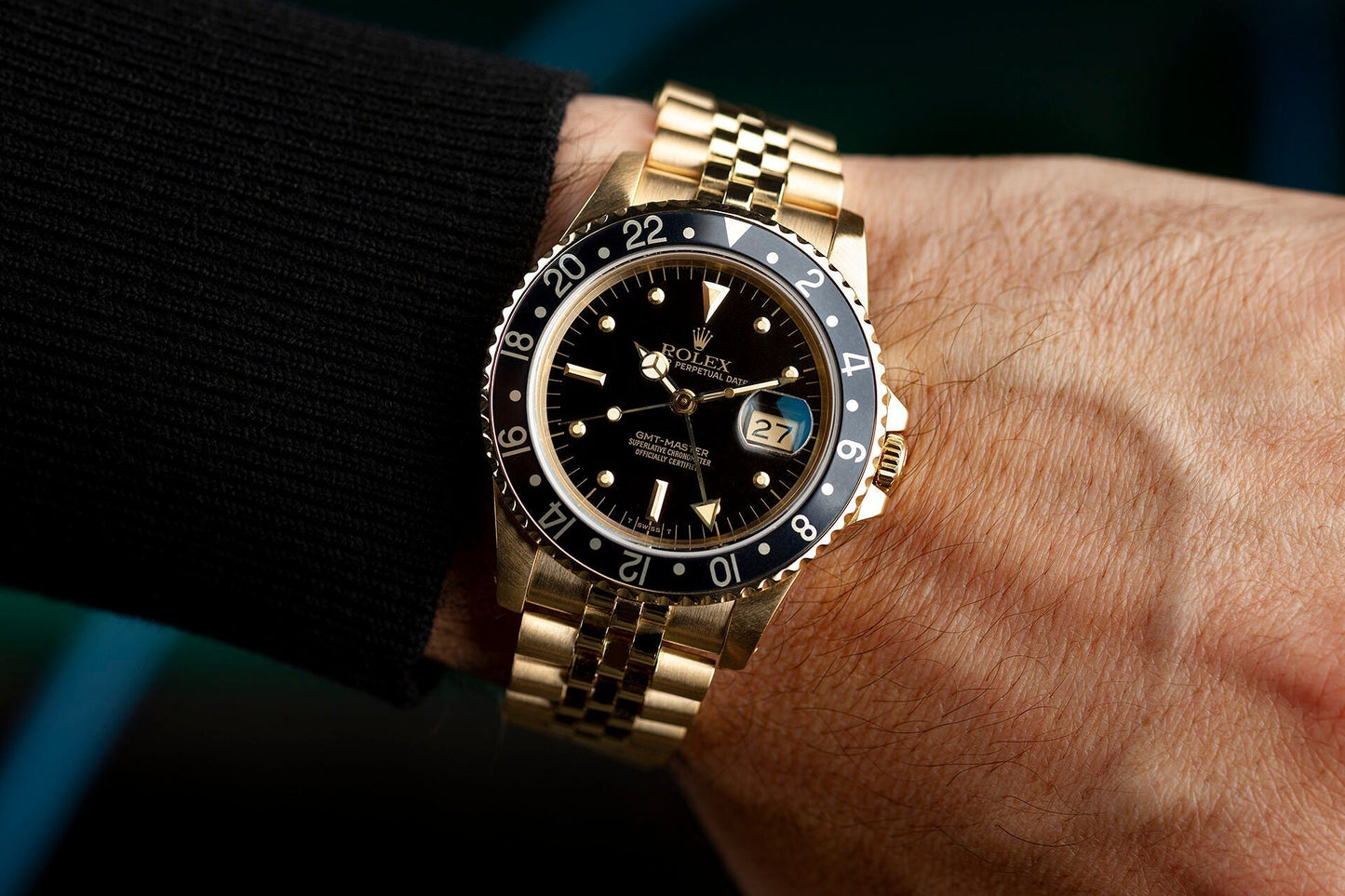 GMT-Master II M126718GRNR-0001 Oyster, 40 mm, yellow gold