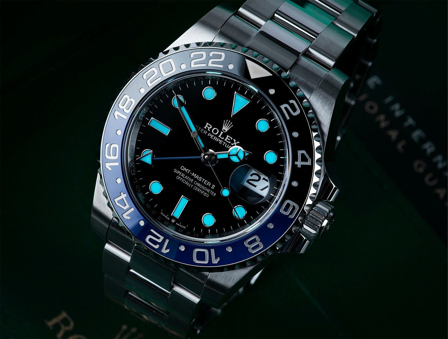 GMT-Master II Oyster 40 mm Oystersteel 126710BLNR-0003 New