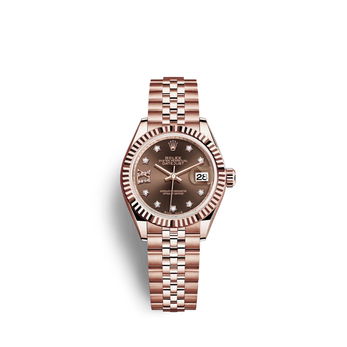 Lady-Datejust 28, 18k Everose Gold, Ref# 279175-0004