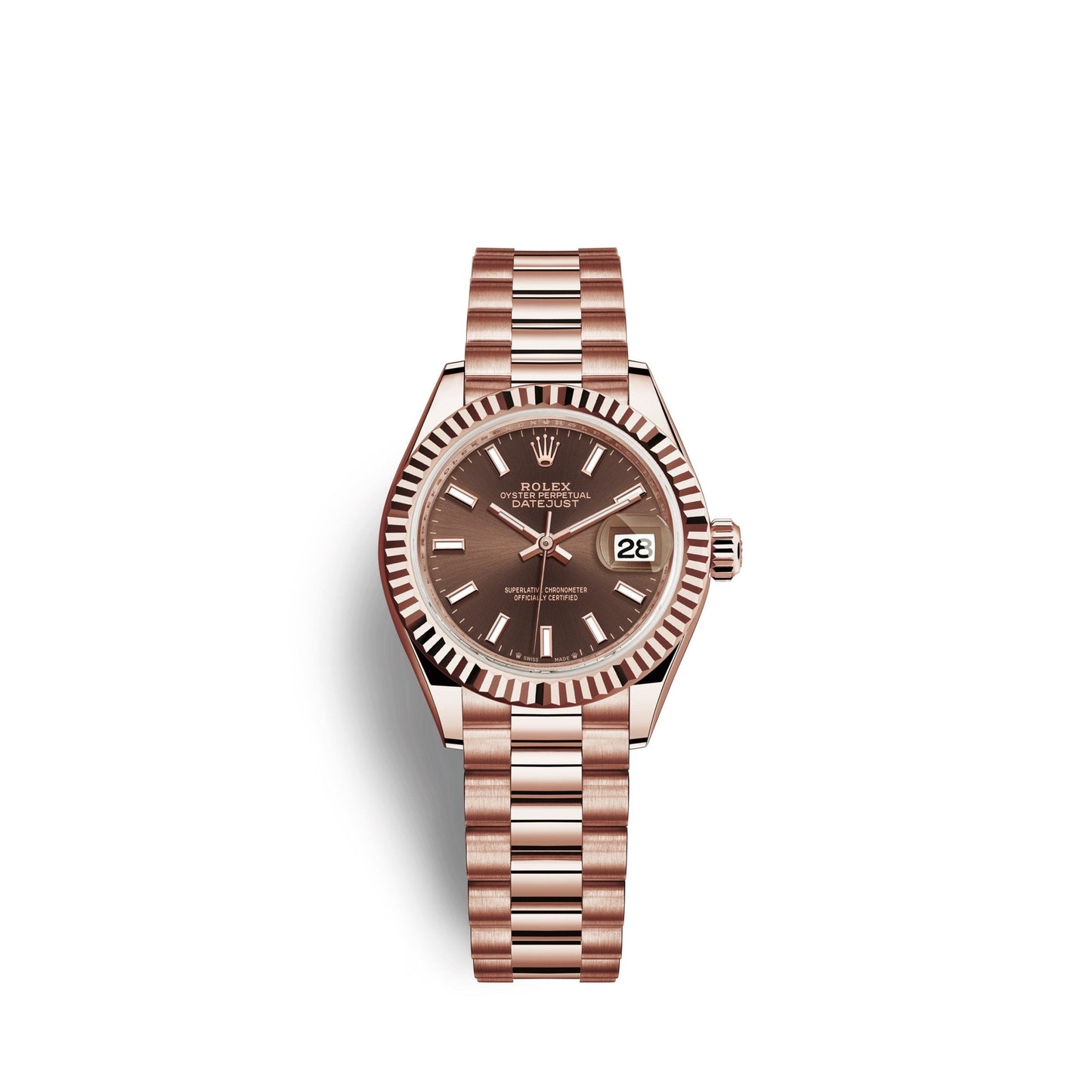 Lady-Datejust 28, 18k Everose Gold, Ref# 279175-0007