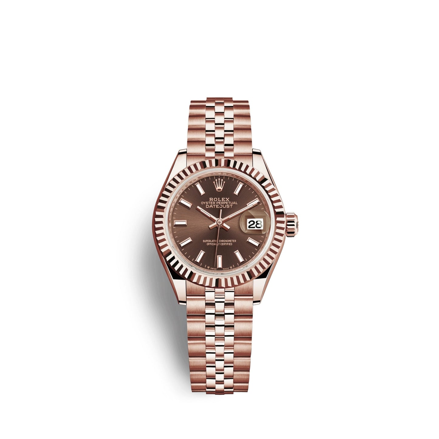 Lady-Datejust 28, 18k Everose Gold, Ref# 279175-0008