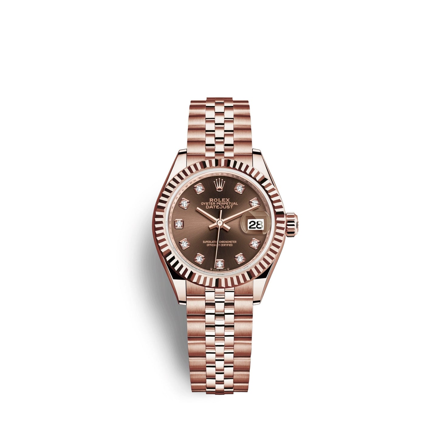 Lady-Datejust 28, 18k Everose Gold, Ref# 279175-0010