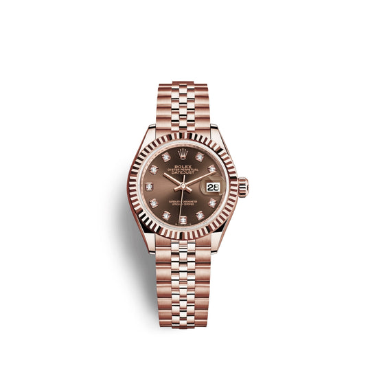Lady-Datejust 28, 18k Everose Gold, Ref# 279175-0010