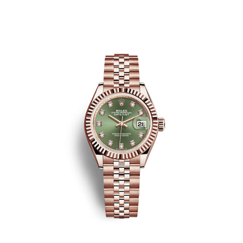 Lady-Datejust 28, 18k Everose Gold, Ref# 279175-0013