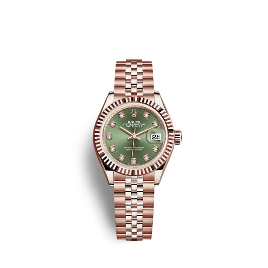 Lady-Datejust 28, 18k Everose Gold, Ref# 279175-0013