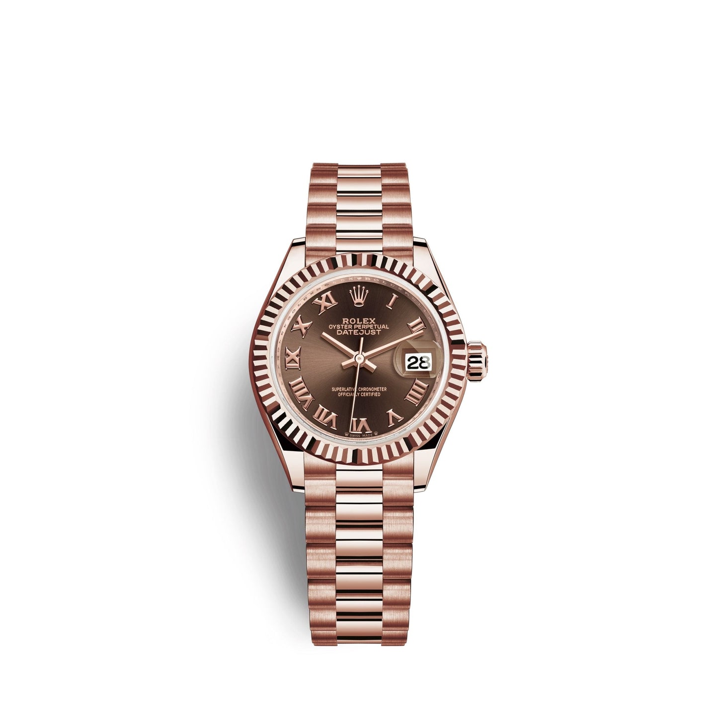 Lady-Datejust 28, 18k Everose Gold, Ref# 279175-0014