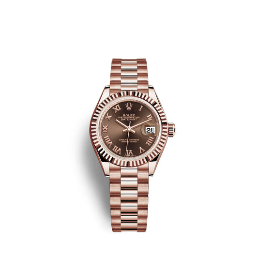 Lady-Datejust 28, 18k Everose Gold, Ref# 279175-0014