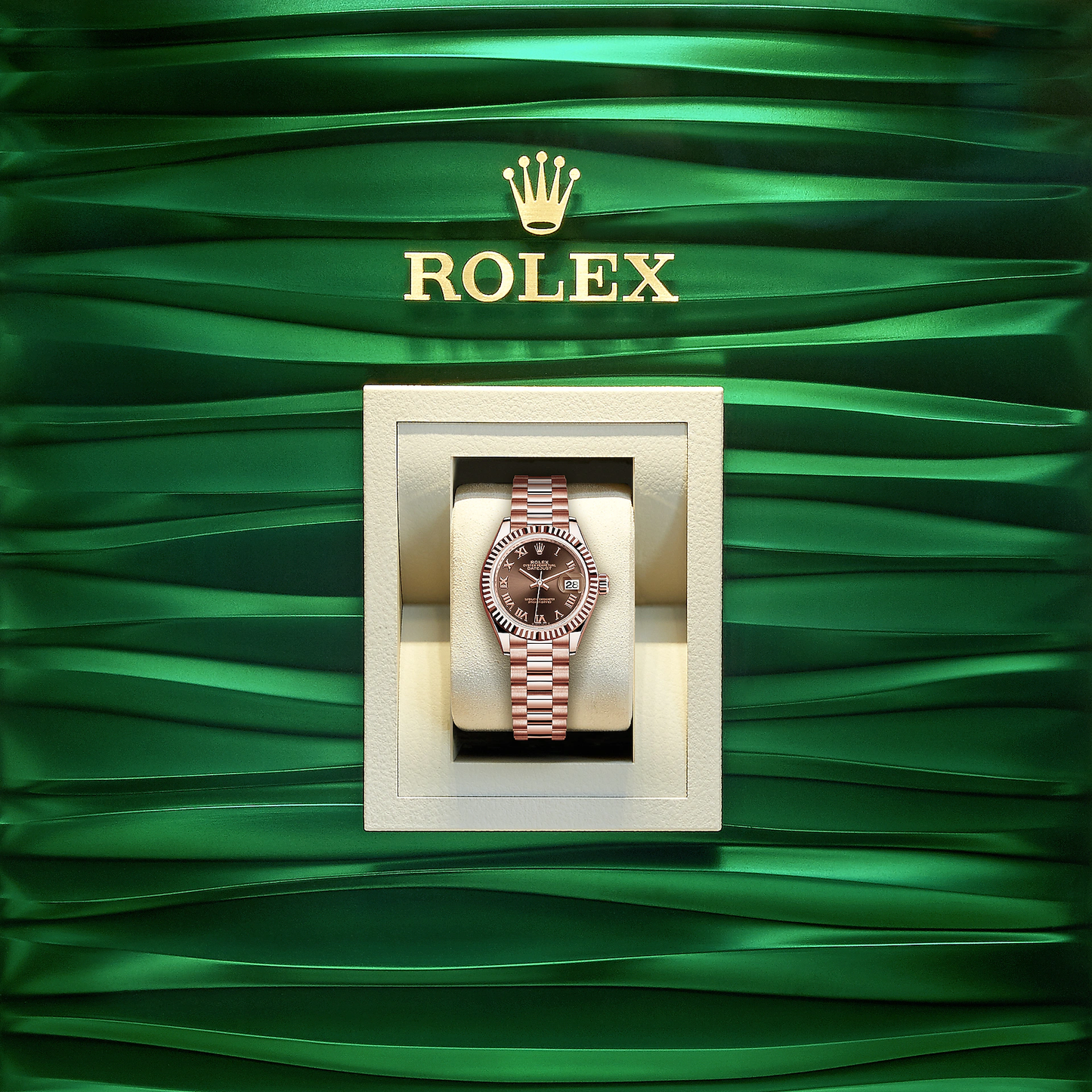 Lady-Datejust 28, 18k Everose Gold, Ref# 279175-0014