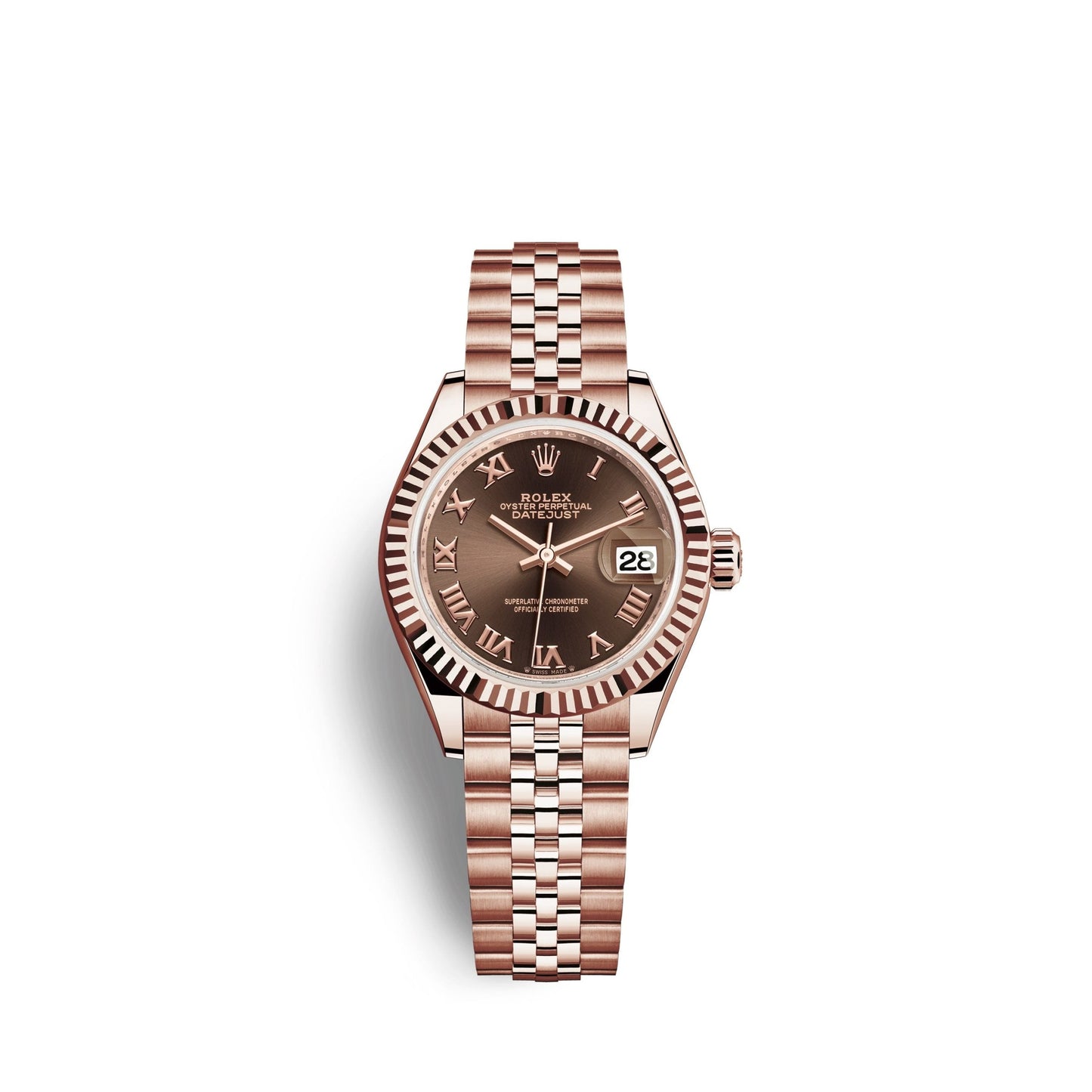 Lady-Datejust 28, 18k Everose Gold, Ref# 279175-0015