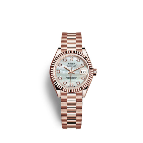 Lady-Datejust 28, 18k Everose Gold, Ref# 279175-0017