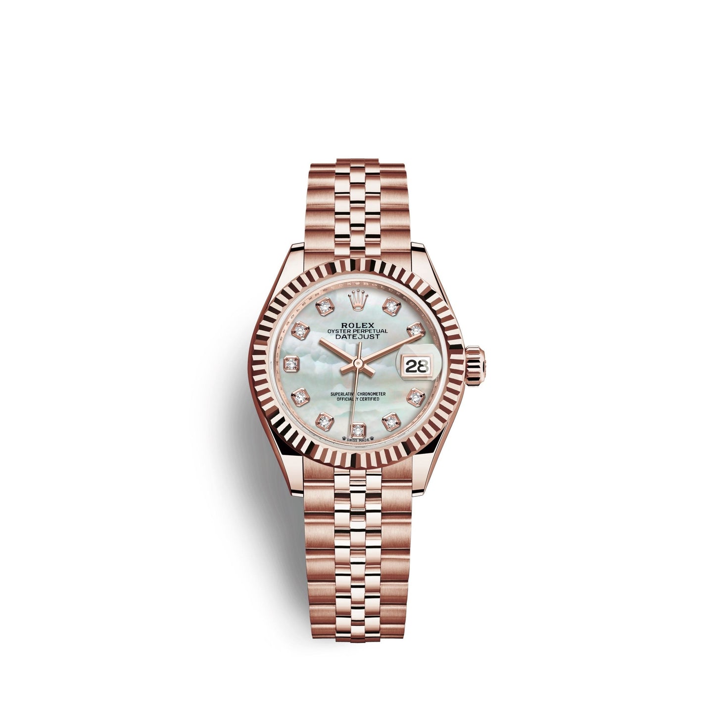Lady-Datejust 28, 18k Everose Gold, Ref# 279175-0018