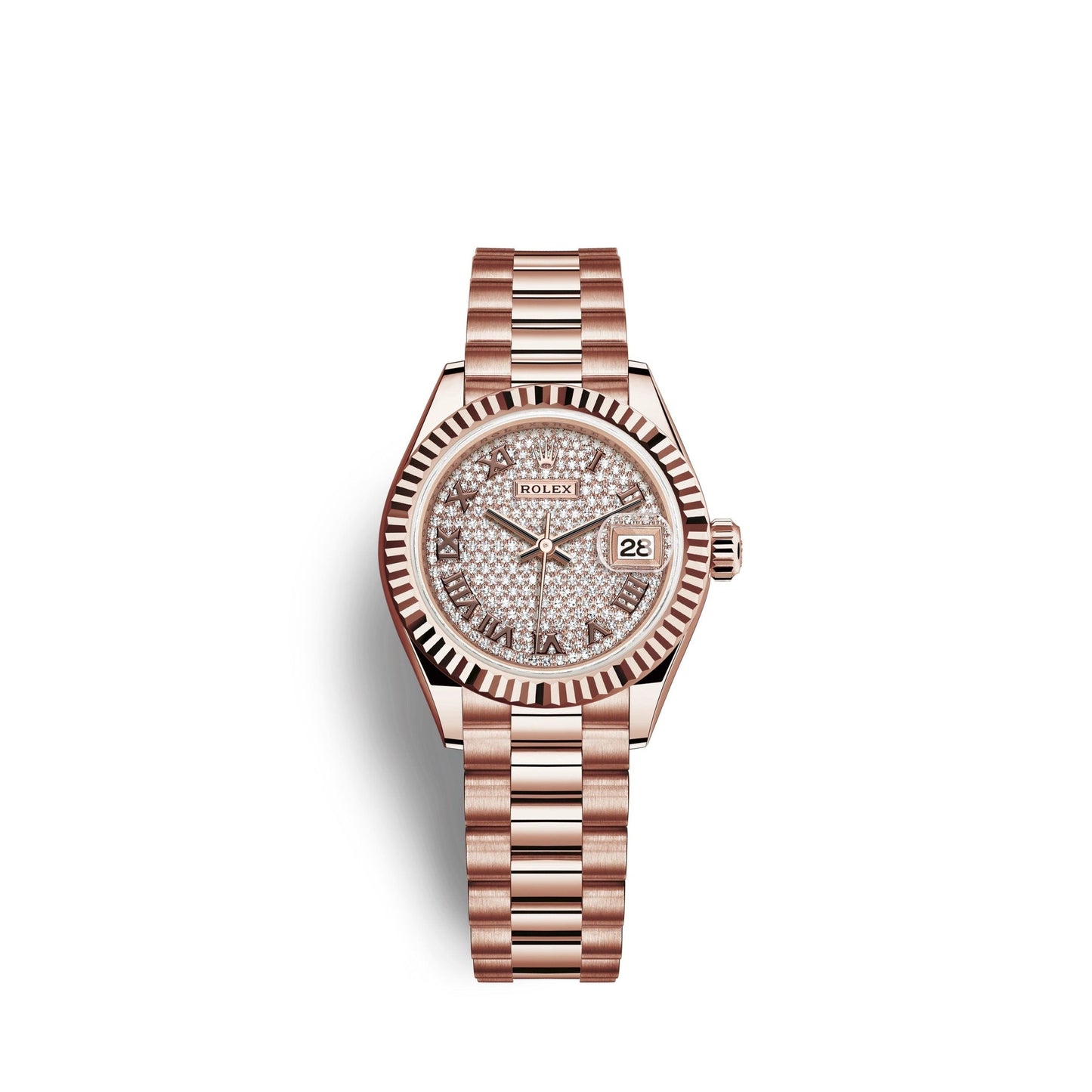 Lady-Datejust 28, 18k Everose Gold, Ref# 279175-0023