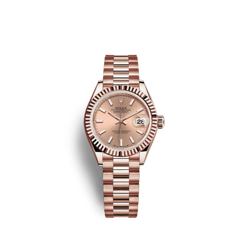 Lady-Datejust 28, 18k Everose Gold, Ref# 279175-0025