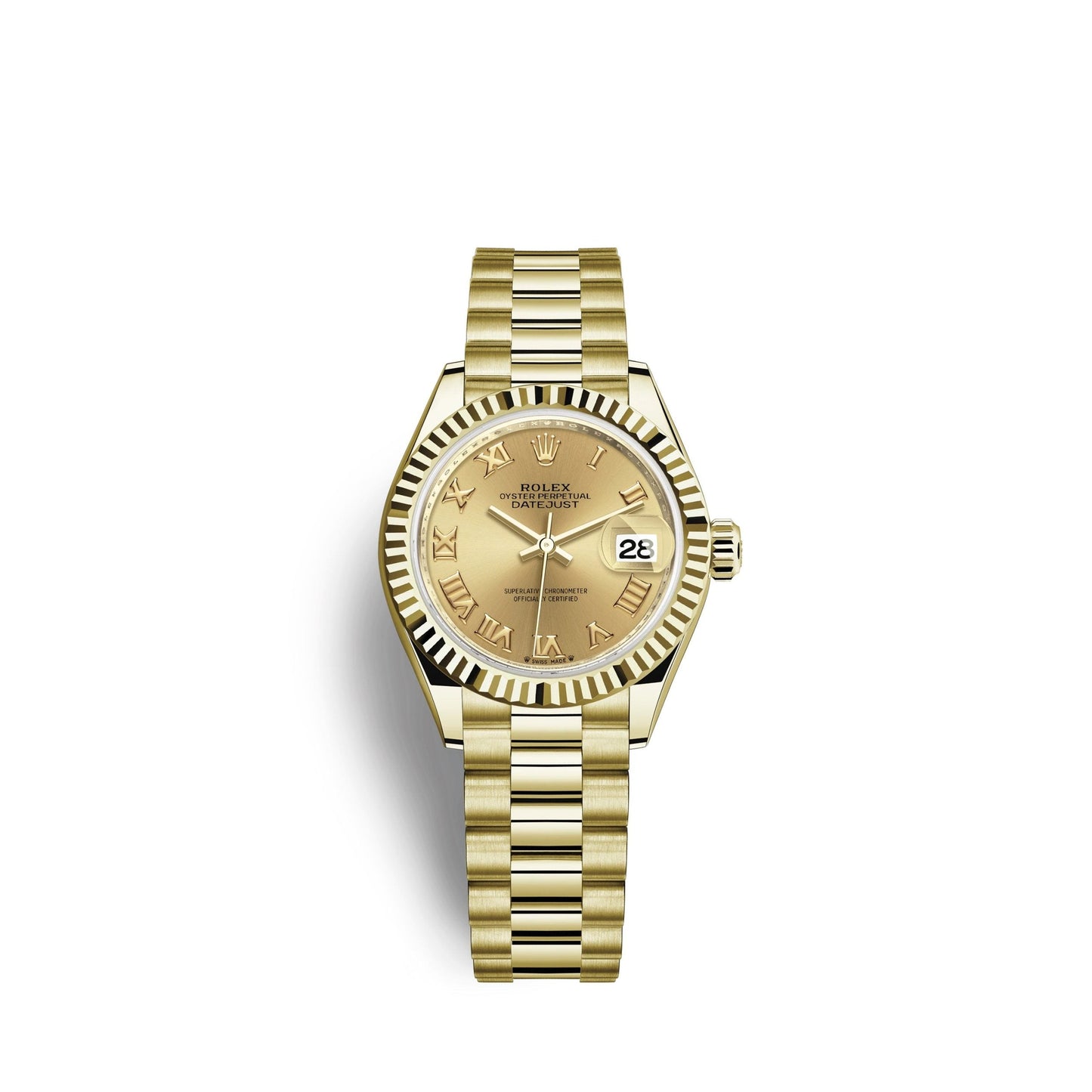 Lady-Datejust 28, 18k Yellow Gold, Ref# 279178-0022