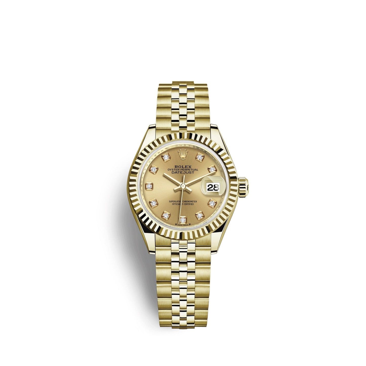 Lady-Datejust 28, 18k Yellow Gold, Ref# 279178-0024