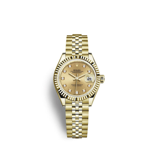 Lady-Datejust 28, 18k Yellow Gold, Ref# 279178-0024