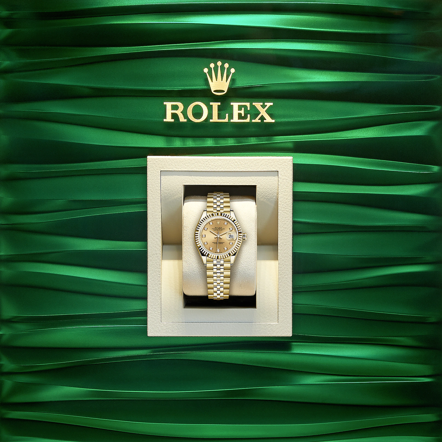 Lady-Datejust 28, 18k Yellow Gold, Ref# 279178-0024