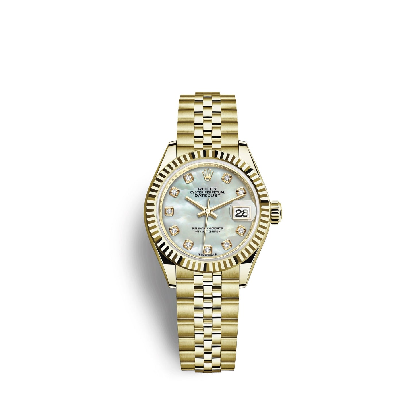 Lady-Datejust 28, 18k Yellow Gold, Ref# 279178-0026