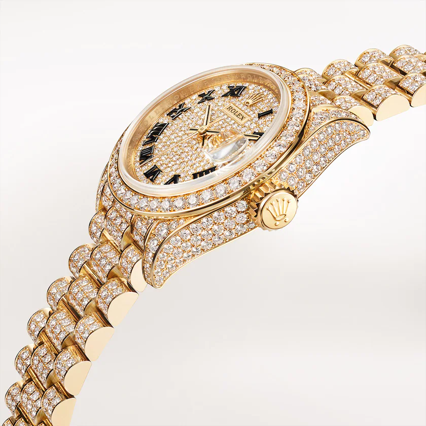 Lady-Datejust 28, 18k Yellow Gold, Ref# 279458RBR-0001