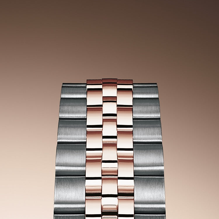 Lady-Datejust 28, Oystersteel and 18k Everose Gold, Ref# 279381RBR-0003
