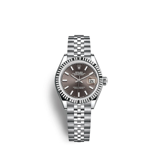 Lady-Datejust 28, Oystersteel and 18k White Gold, Ref# 279174-0011