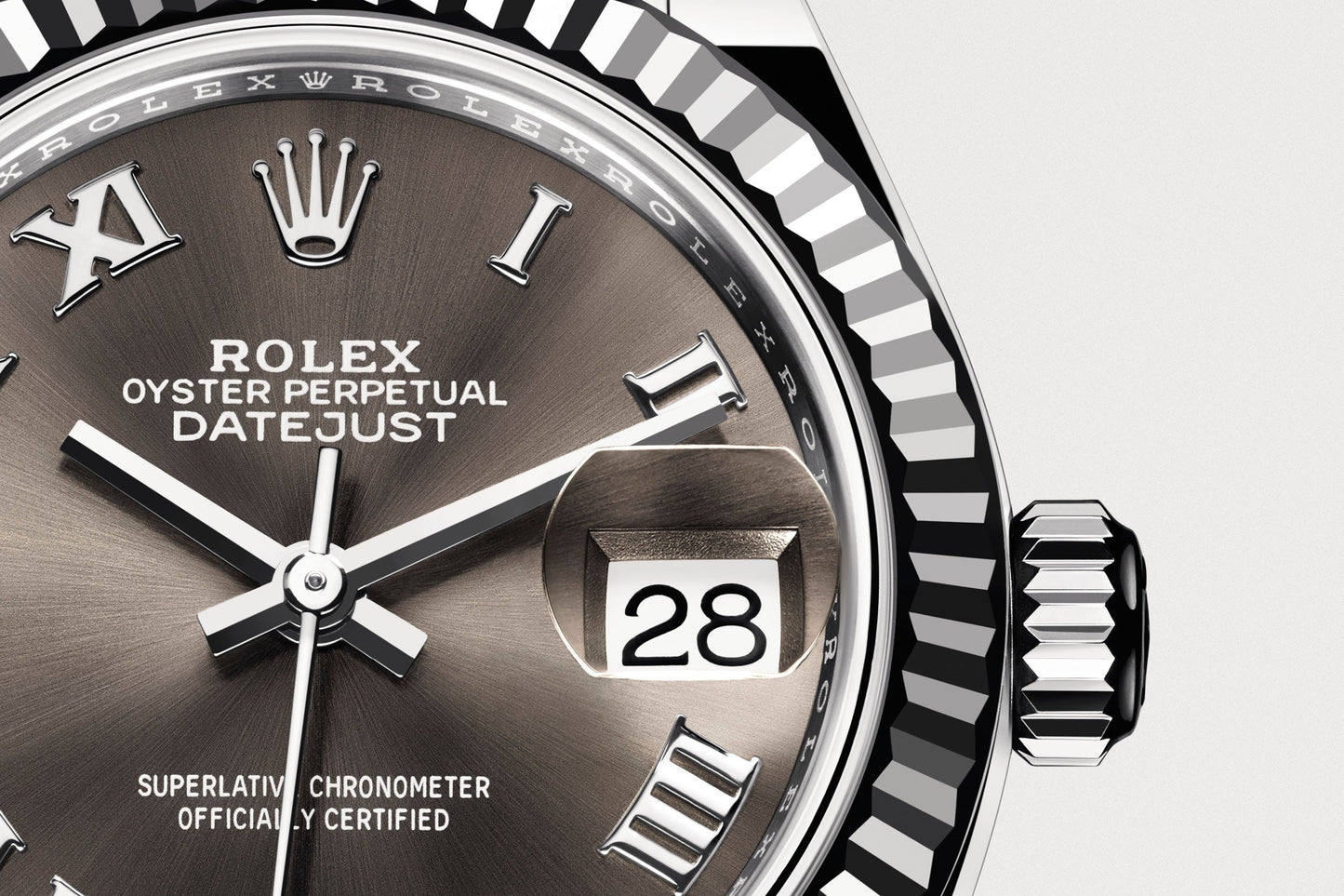 Lady-Datejust 28, Oystersteel and 18k White Gold, Ref# 279174-0013