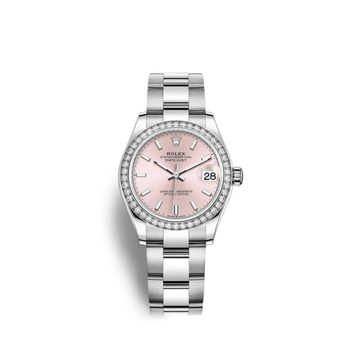 Lady-Datejust 28, Oystersteel and 18k White Gold, Ref# 279384RBR-0002
