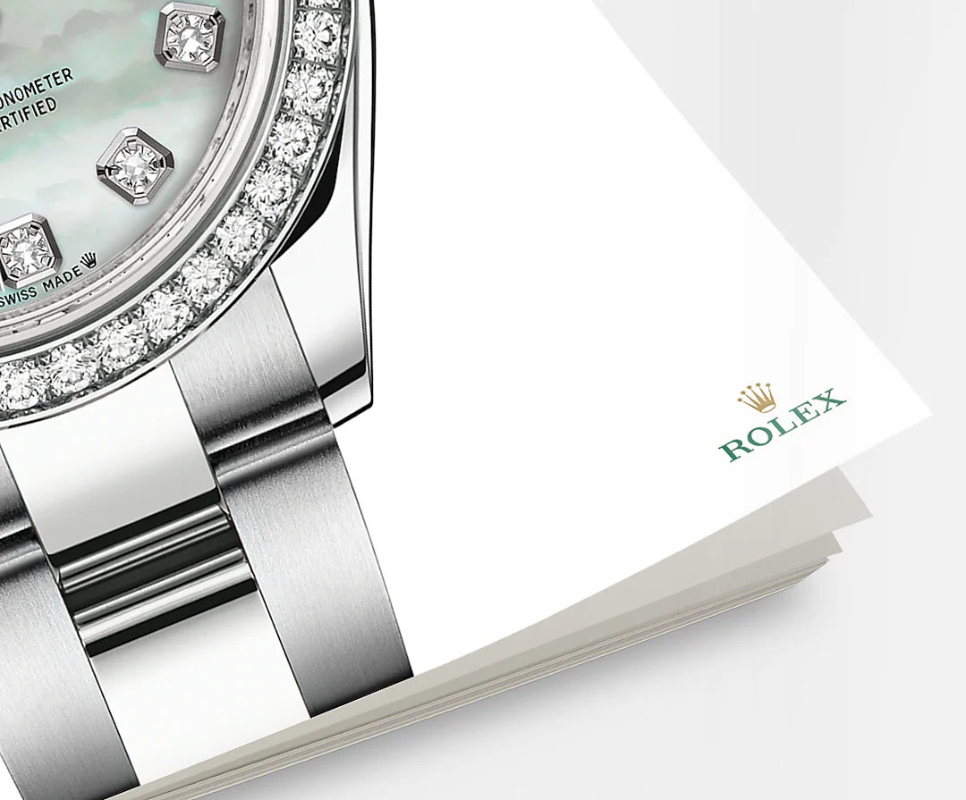 Lady-Datejust 28, Oystersteel and 18k White Gold, Ref# 279384RBR-0012