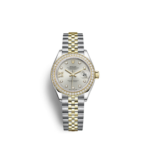 Lady-Datejust 28, Oystersteel and 18k Yellow Gold, Ref# 279383RBR-0003