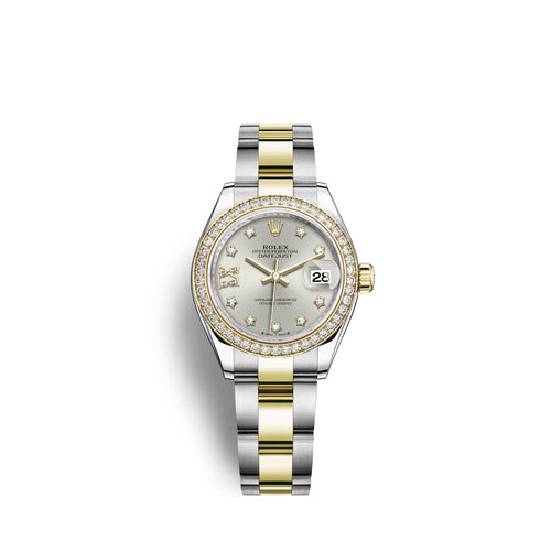 Lady-Datejust 28, Oystersteel and 18k Yellow Gold, Ref# 279383RBR-0004