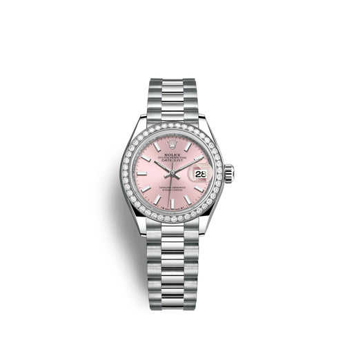 Lady-Datejust 28mm, 18k White Gold, Ref# 279139rbr-0004