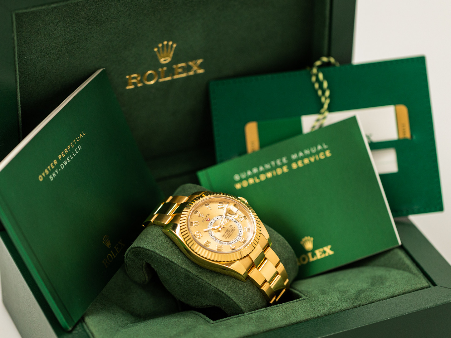 Sky-Dweller 42mm Champagne Dial Yellow Gold