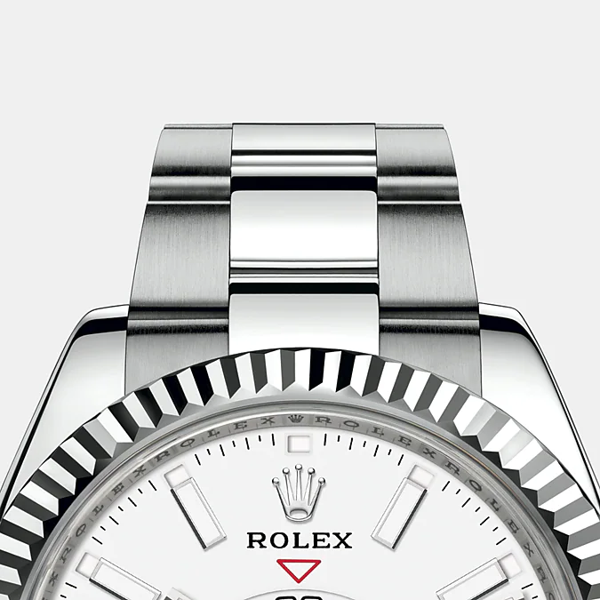 Sky-Dweller 42mm, Oystersteel and 18k White Gold, Ref# 326934-0001