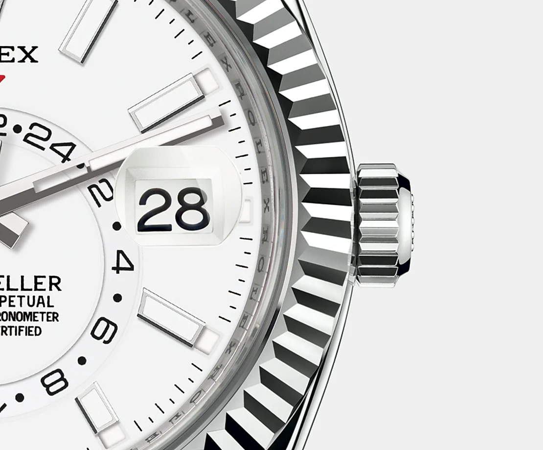 Sky-Dweller 40,8mm, Oystersteel and 18k White Gold, Ref# 326934-0002