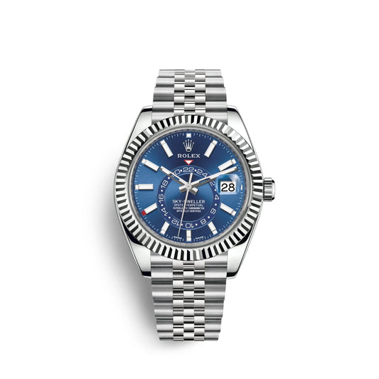 Sky-Dweller 42mm, Oystersteel and 18k White Gold, Ref# 326934-0004