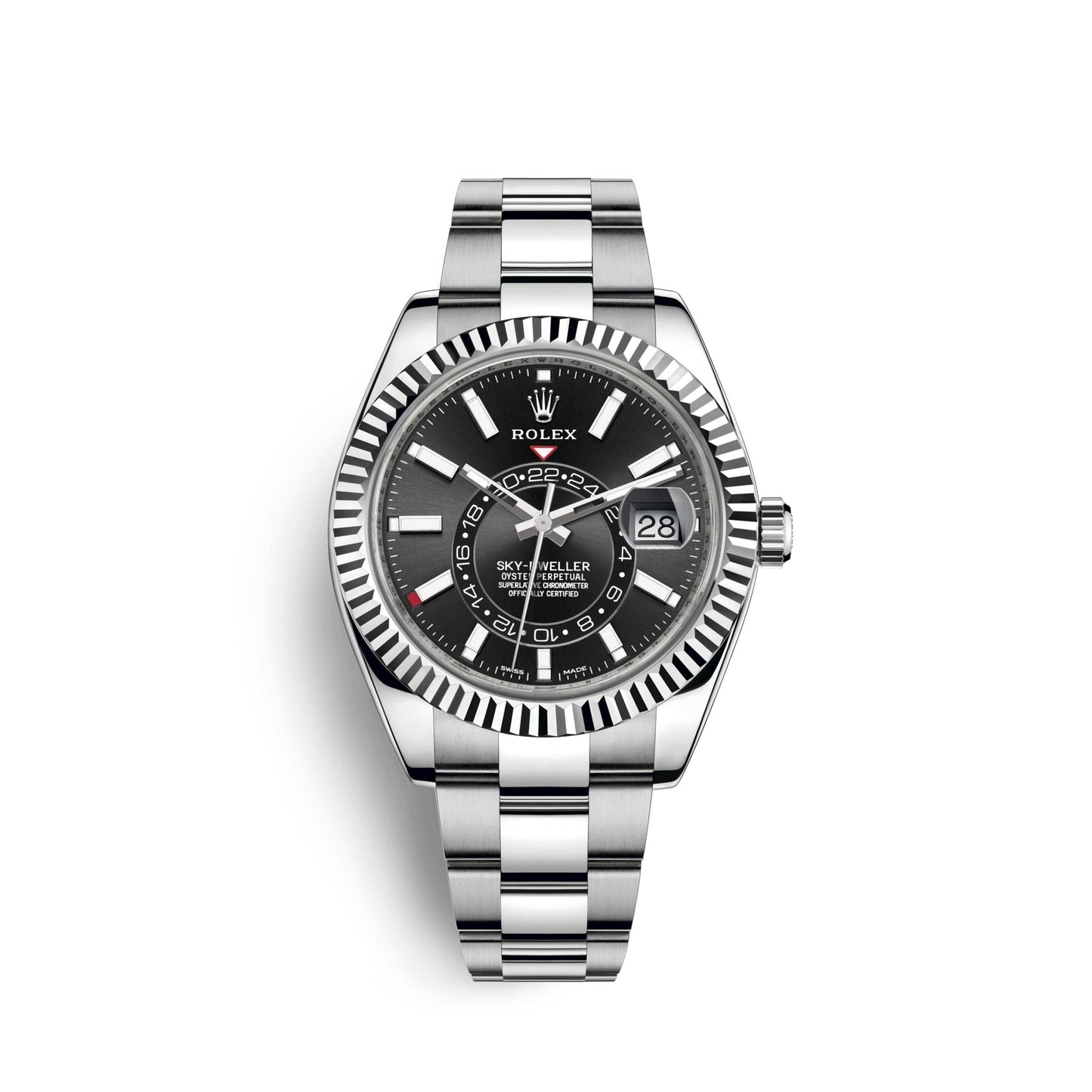 Sky-Dweller 42mm, Oystersteel and 18k White Gold, Ref# 326934-0005