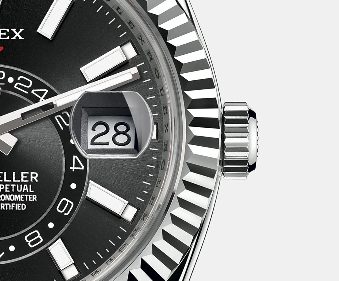 Sky-Dweller 42mm, Oystersteel and 18k White Gold, Ref# 326934-0006