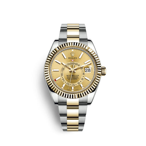 Sky-Dweller 42mm, Oystersteel and 18k Yellow Gold, Ref# 326933-0001