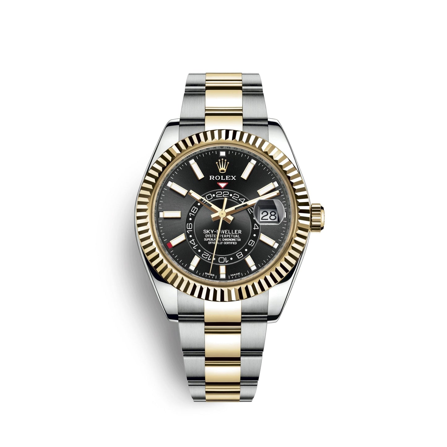 Sky-Dweller 42mm, Oystersteel and 18k Yellow Gold, Ref# 326933-0002