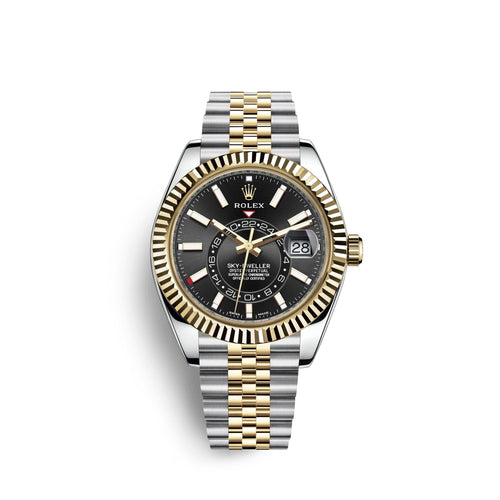 Sky-Dweller 42mm, Oystersteel and 18k Yellow Gold, Ref# 326933-0005