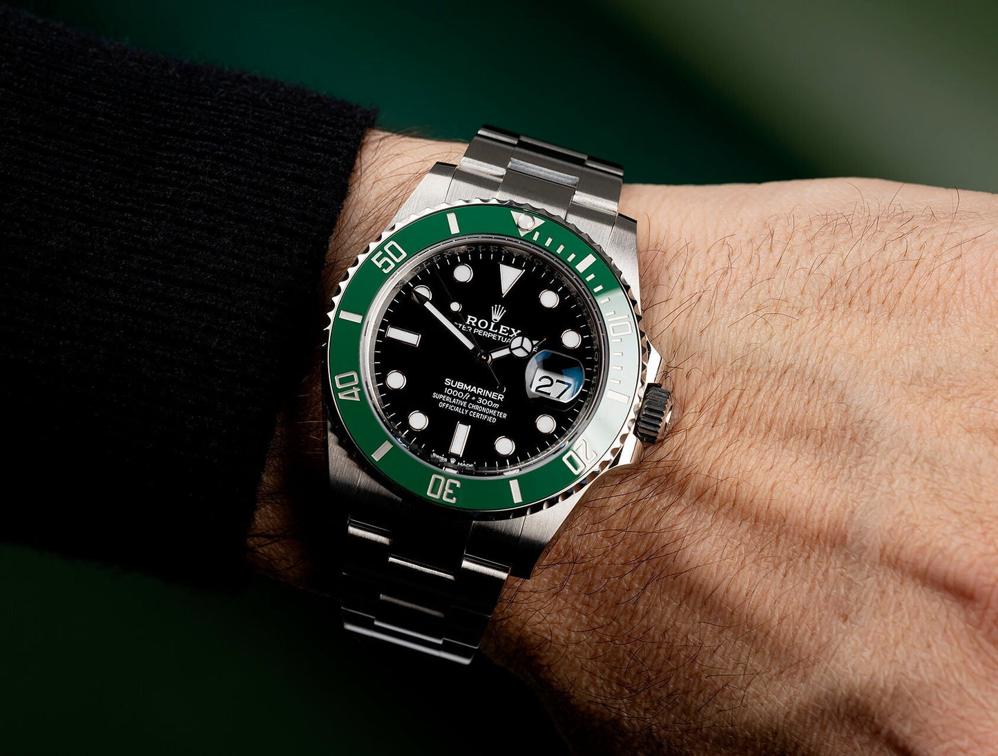 Submariner Date Oyster, 41 mm, Oystersteel m126610lv-0002 “Starbucks”
