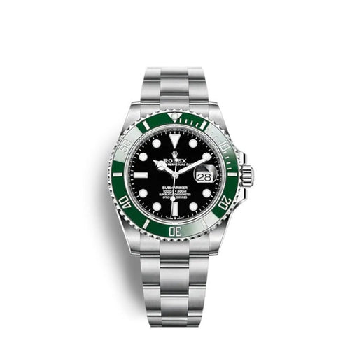 Submariner Date Oyster, 41 mm, Oystersteel m126610lv-0002 “Starbucks”