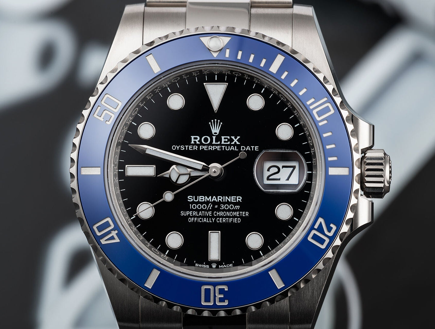 Submariner M126619LB-0003 Oyster, 41 mm, white gold