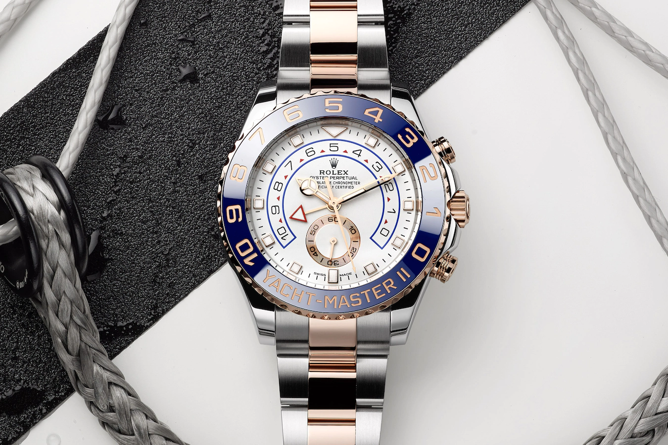 Yacht-Master II, Stainless Steel and 18k Everose Gold, 44mm, Ref# 116681-0002