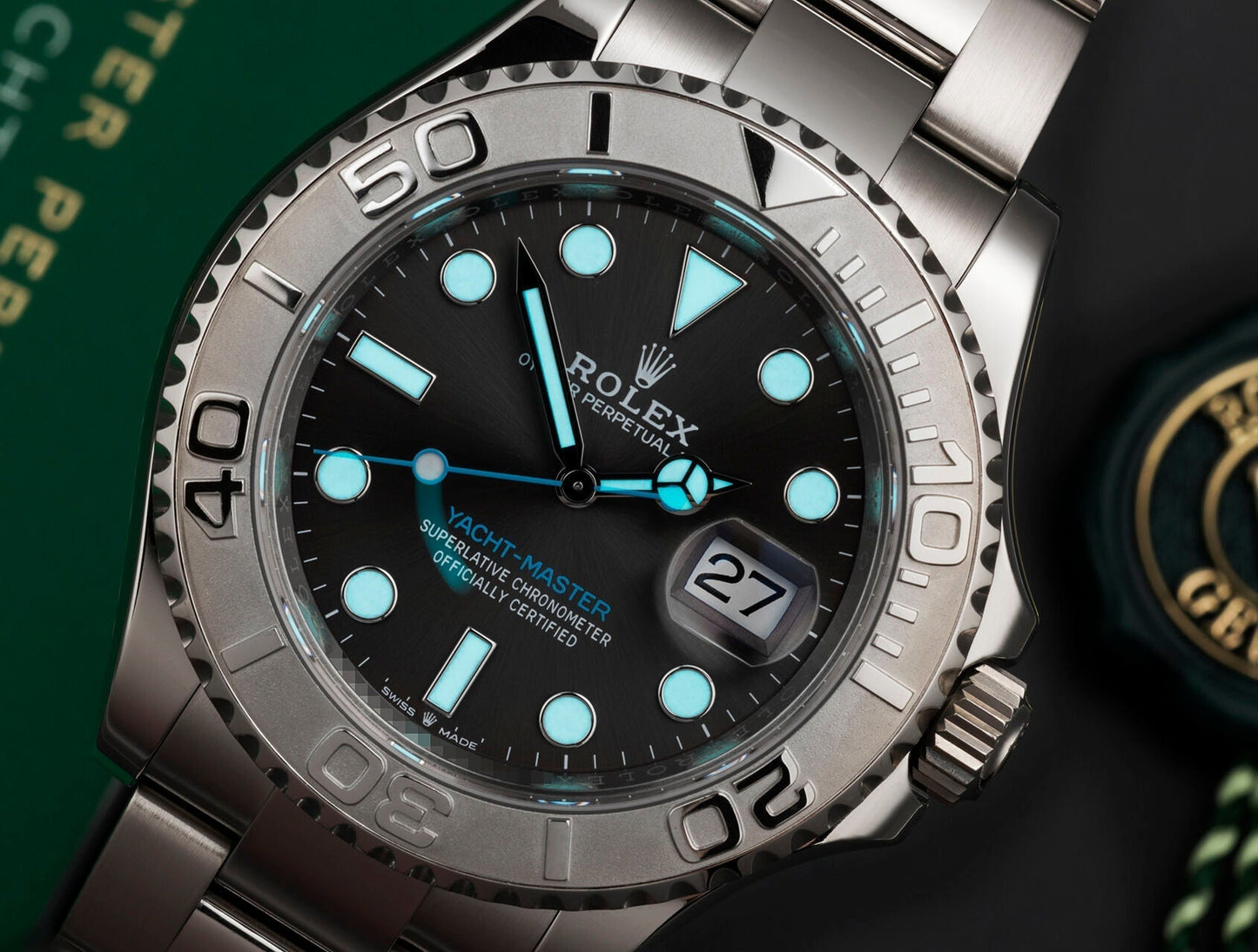 Yacht-Master M126622-0001 Oyster, 40 mm, Oystersteel and platinum