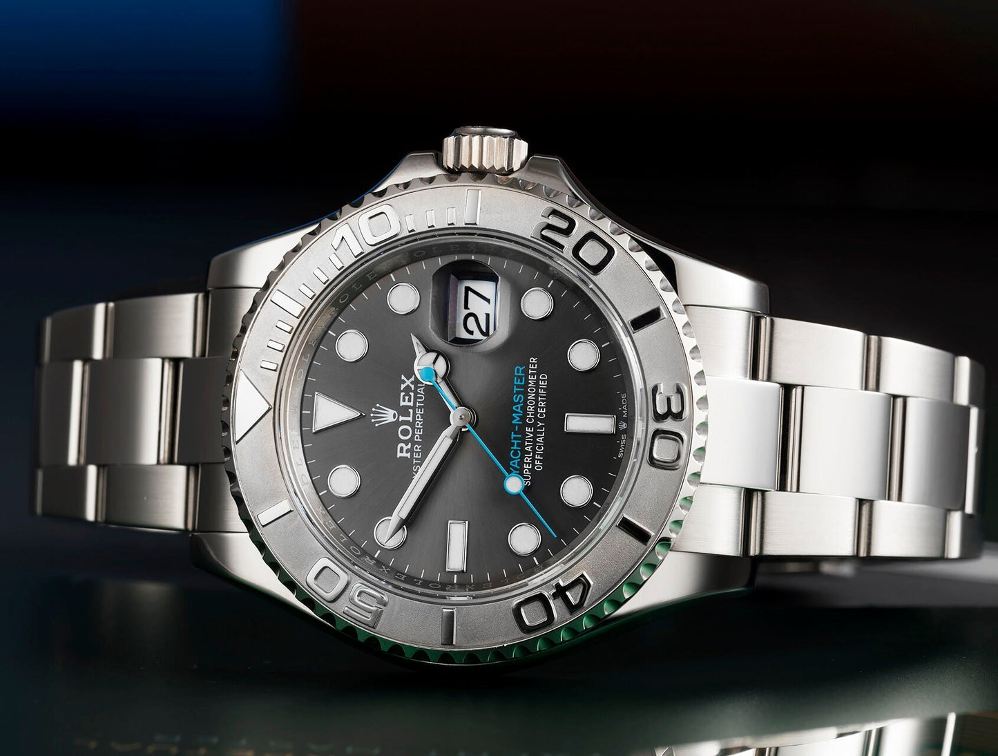 Yacht-Master M126622-0001 Oyster, 40 mm, Oystersteel and platinum